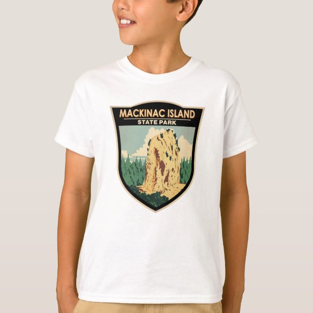 T-shirt Mackinac Island State Park Michigan Pain de sucre (Devant)