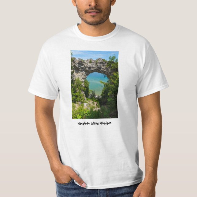 T-shirt Mackinacs Arch Rock (Devant)