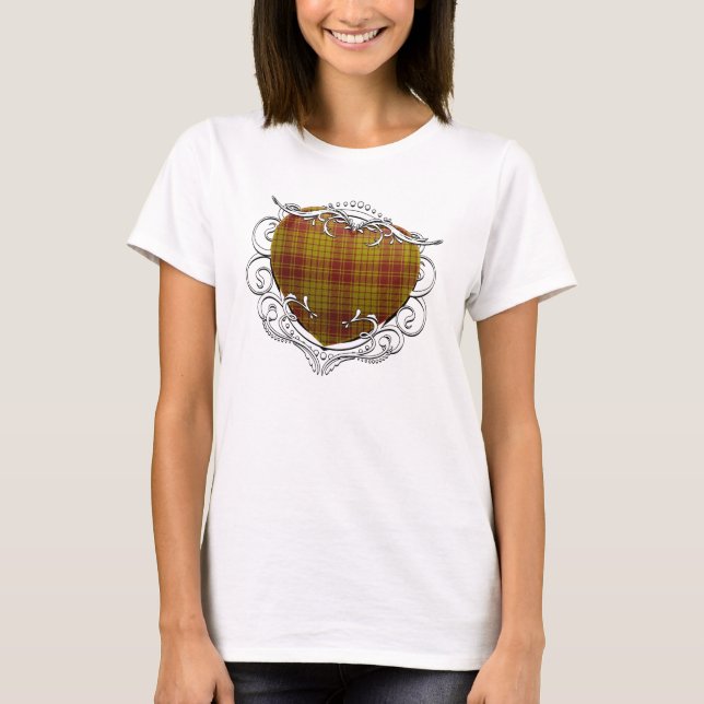 T-shirt MacMillan Tartan Heart (Devant)