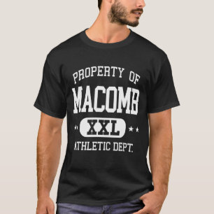 T-shirt Macomb Rétro Propriété Athlétique Département 1