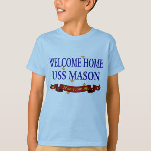 T-shirt Maçon à la maison bienvenu d'USS