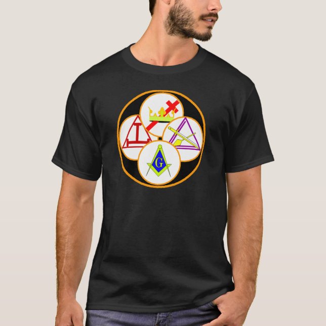 T-shirt Maçon de rite de York (Devant)
