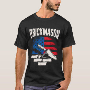 T-shirt Maçon USA Drapeau Fierté