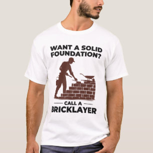 T-shirt Maçonnerie en brique maçonnerie maçonnerie en briq