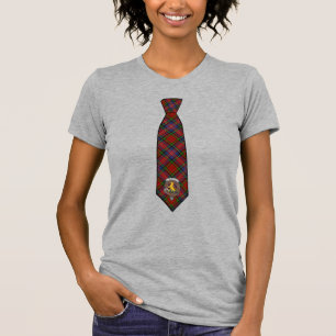 T-shirt Macpherson Tartan Necktie avec insigne pou