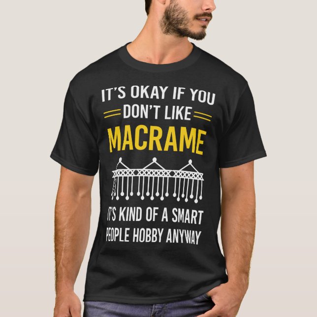 T-shirt Macrame Smart People (Devant)
