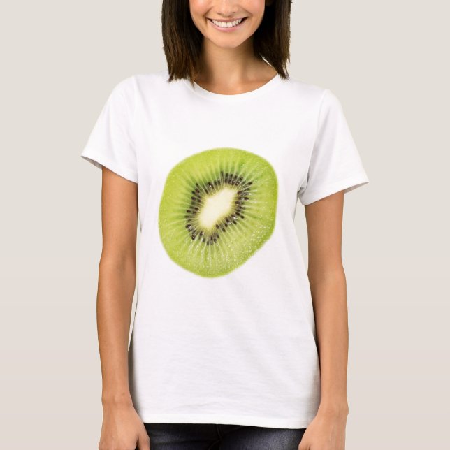 T-shirt Macro tranche Kiwi (Devant)