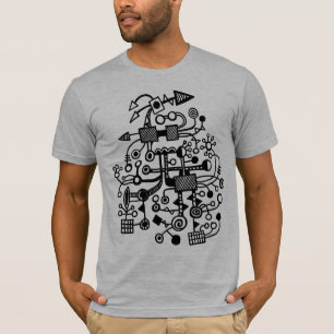 T-shirt Macrocosme microcosme - Noir