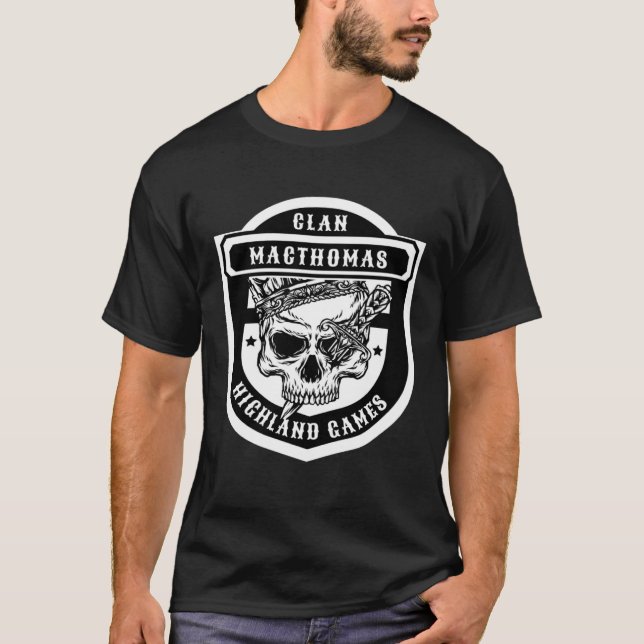 T-shirt MacThomas Scottish Clan Games (Devant)