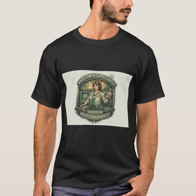 T-shirt Mad Computer Scientist Local 0x29A (Devant)