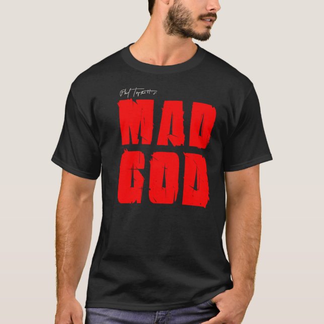 T-shirt MAD DIEU SIGNATURE LOGO EN ORPHANBLOOD Classic T-S (Devant)