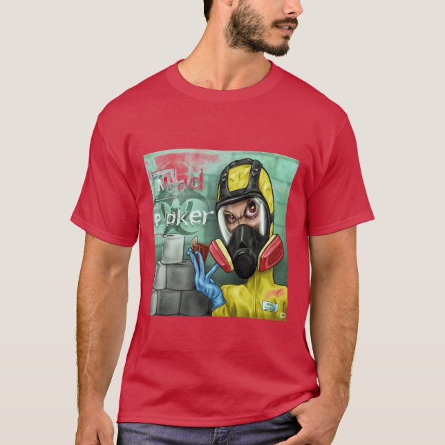 T-shirt MAD Poker Covid Chemise Homme (Devant)