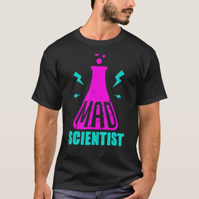 T-shirt Mad ScientistScience Pour Enfants Garçons Filles F (Devant)