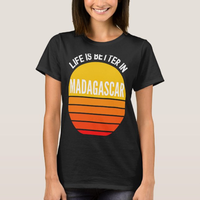 T-shirt Madagascar à Madagascar (Devant)