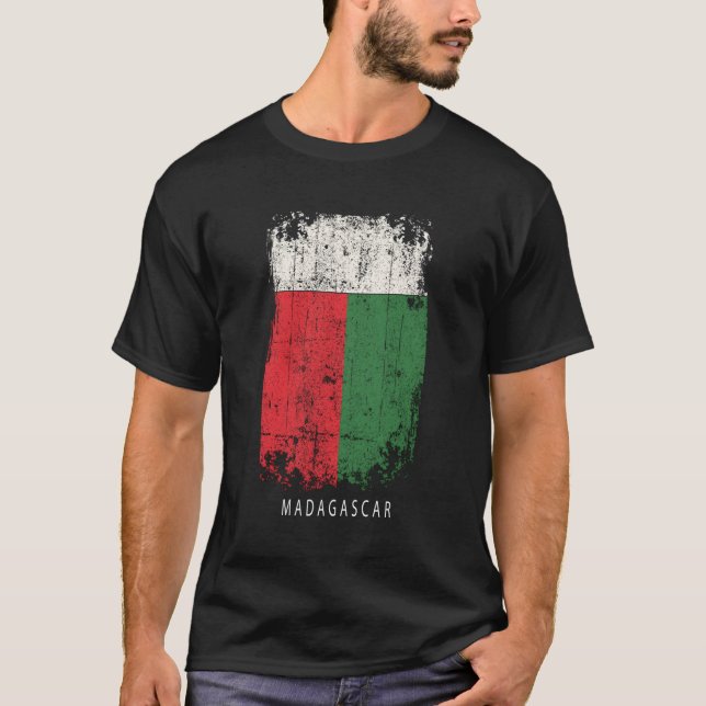 T-shirt Madagascar Pays Indicateur Madagascar (Devant)