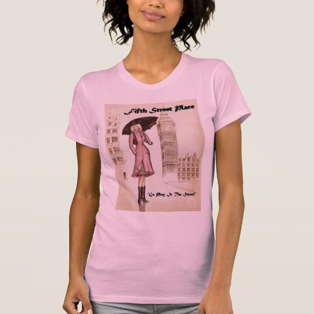 T-shirt Madame avec le parapluie