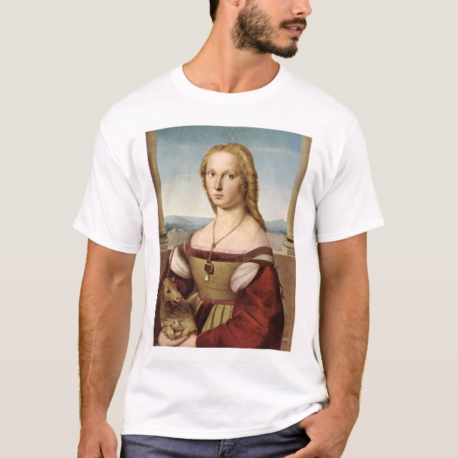 T-shirt Madame avec une licorne (Devant)