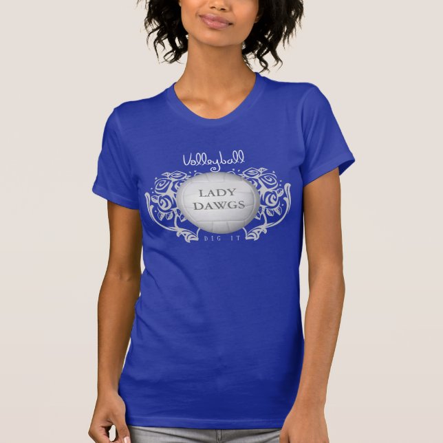 T-shirt Madame Bulldogs Volleyball Shirt (Devant)
