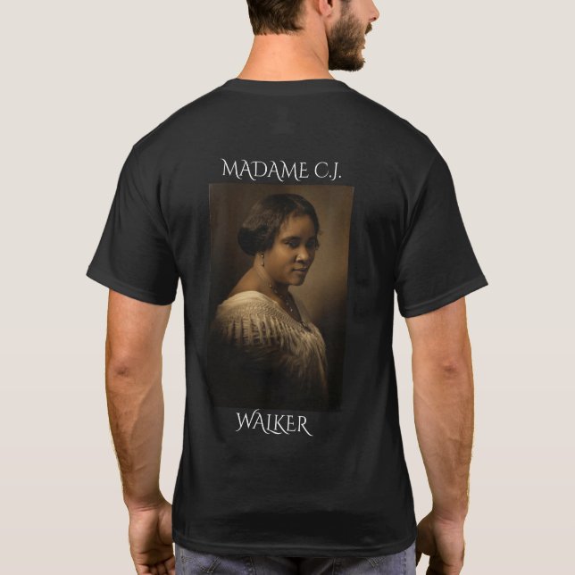 T-shirt Madame C.J. Walker (Dos)