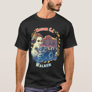 T-shirt Madame CJ Walker hommage, histoire noire, futur en