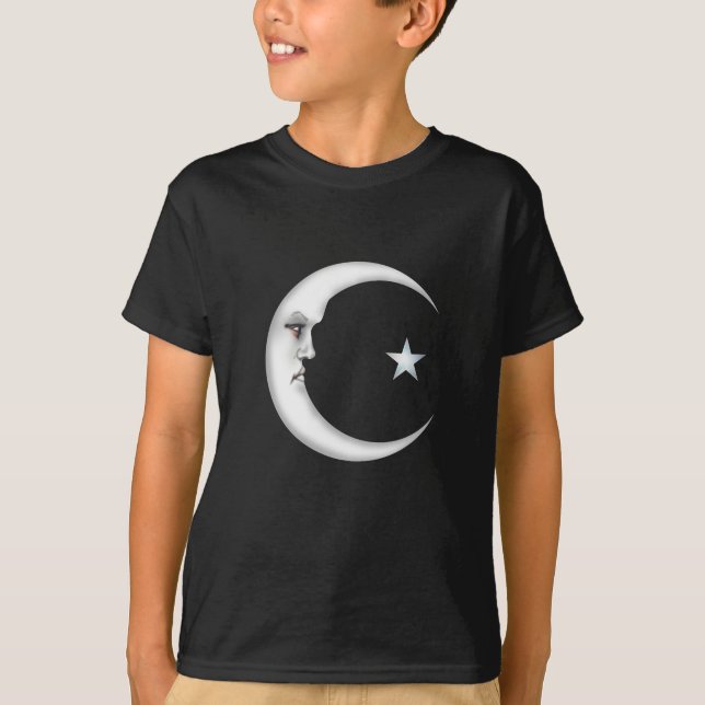 T-shirt Madame dans la lune (Devant)