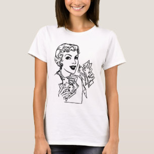 T-shirt Madame d'argent de bon - ajoutez votre texte