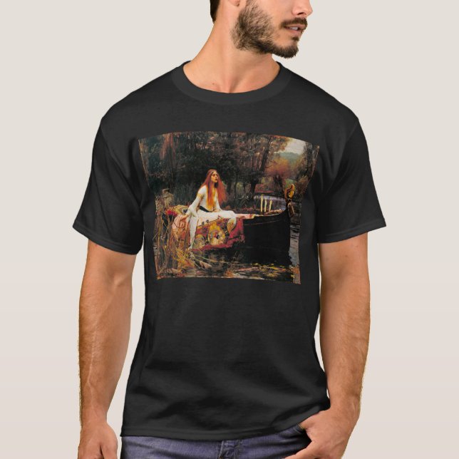 T-shirt Madame de Shalott, C. 1888 par le château d'eau de (Devant)