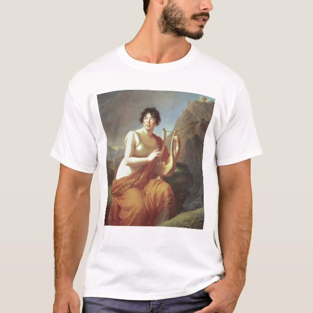 T-shirt Madame de Stael comme Corinne, 1809 (Devant)