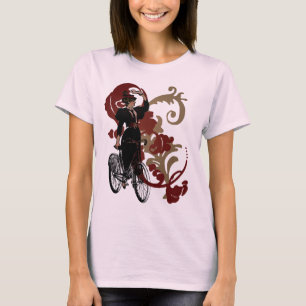 T-shirt Madame de vélo
