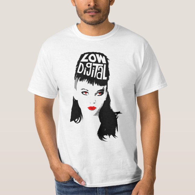 T-shirt Madame Digital - types (Devant)
