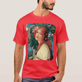 T-shirt Madame dirigée rouge
