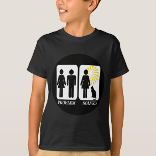 T-shirt Madame drôle de chat