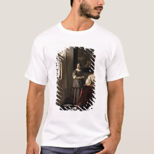 T-shirt Madame écrivant une lettre avec sa domestique,