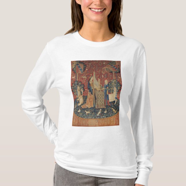 T-shirt Madame et la licorne : 'Hearing (Devant)