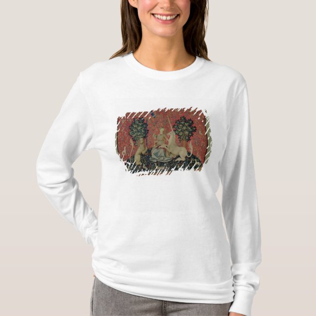 T-shirt Madame et la licorne : "Sight (Devant)