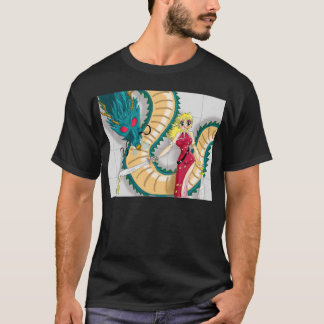 T-shirt Madame et le dragon