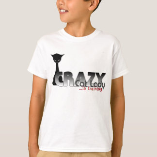 T-shirt Madame folle de chat dans la formation !