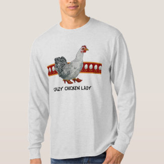 T-shirt Madame folle de poulet