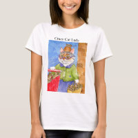 Madame folle tee - shirt de chat