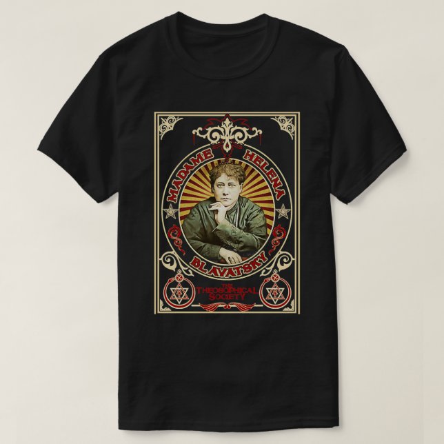 T-shirt Madame Helena Blavatsky Design (Design devant)