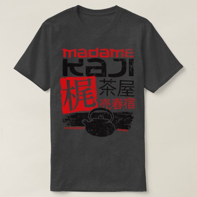 T-shirt Madame Kaji Tea House Brothel (Design devant)