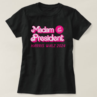 T-shirt Madame la Présidente, Tim en rose