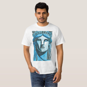 T-shirt Madame Liberty - je suis avec elle