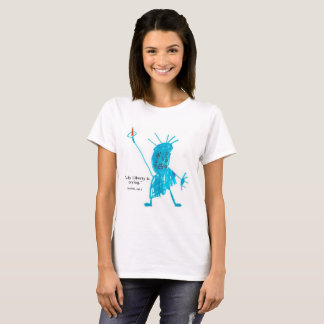 T-shirt Madame Liberty pleure
