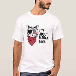 T-shirt Madame Présidente du Temps 2024 Kamala Harris Rass