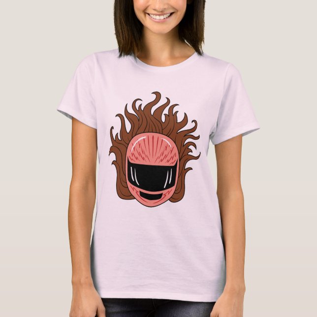 T-shirt Madame Rider - rose (Devant)