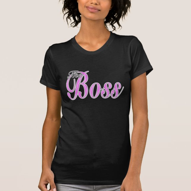 T-shirt Madame rose Shirt de patron (Devant)