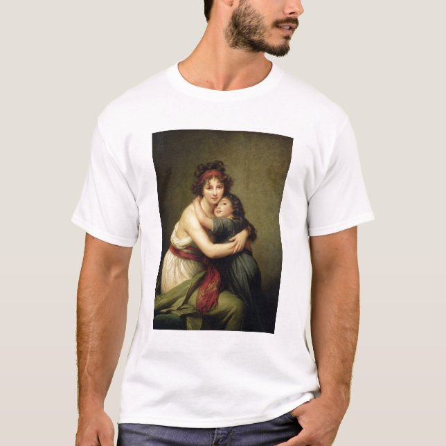 T-shirt Madame Vigee-Lebrun et sa fille (Devant)