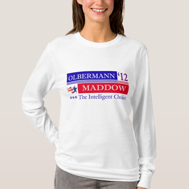 T-shirt maddow 2012 d'olbermann (Devant)