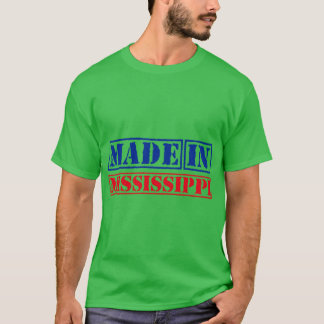 T-shirt Made in Mississippi United States Oversized